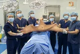 Trọng Nhân trải qua ca phẫu thuật cắt da lần thứ 3 với miếng da khổng lồ 8.1kg