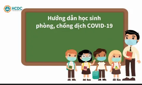 Hướng dẫn học sinh phòng chống dịch COVID 19 tại trường học