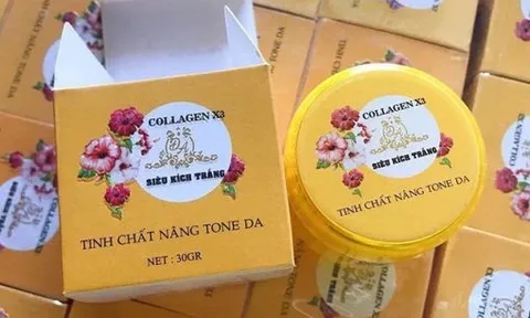 Mỹ phẩm Collagen X3 bị thu hồi có phải của Công ty Đông Anh?