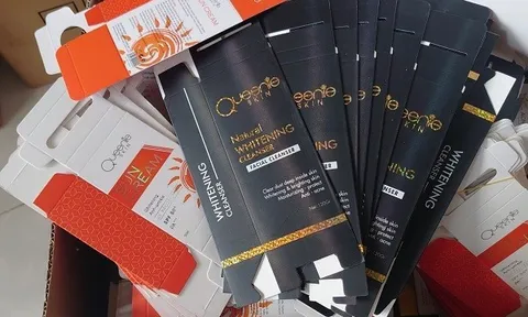 TPHCM: Triệt phá lô hàng mỹ phẩm giả mạo thương hiệu Queenie Skin