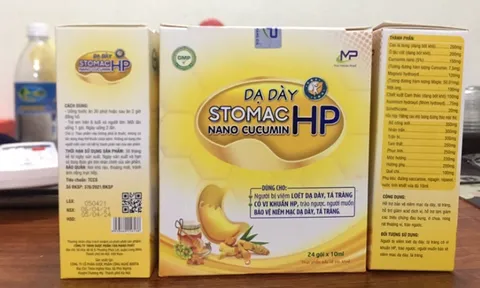 Cảnh báo: Thu hồi toàn quốc lô TPBVSK dạ dày STOMACHP không đảm bảo chất lượng