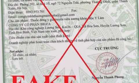 Cảnh báo: Sản phẩm viên xương khớp Mộc Y Lâm sử dụng giấy tờ giả mạo lừa dối người tiêu dùng