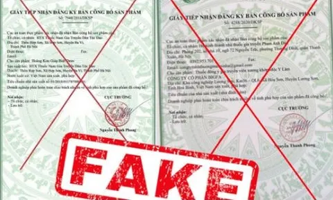 Cảnh báo: Sản phẩm Hoàng Kim Giáp Biệt Dược sử dụng giấy tờ giả lừa dối khách hàng