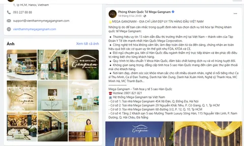 Cơ sở Mega Gangnam bị tước giấy phép hoạt động khám chữa bệnh 1 tháng