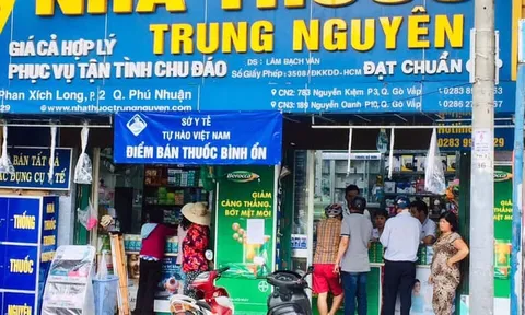 Đình chỉ hoạt động cơ sở của nhà thuốc Trung Nguyên