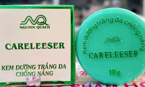 Thu hồi toàn quốc kem dưỡng trắng da chống nắng Careleeser kém chất lượng