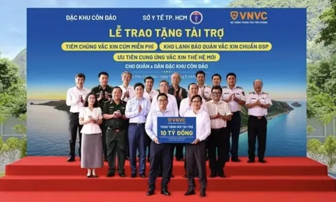 Hơn 10 tỷ đồng từ VNVC 'tiếp sức' Đặc khu Côn Đảo nâng cao năng lực y tế dự phòng, bảo vệ sức khỏe toàn quân dân