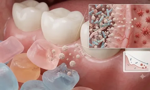 Nhật Bản nghiên cứu kẹo dẻo chứa lợi khuẩn giúp cải thiện bệnh viêm nướu