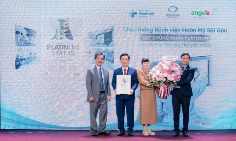 Bệnh viện Hoàn Mỹ Sài Gòn đón nhận Chứng nhận Bạch kim của Hội Đột quỵ Thế giới