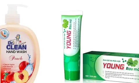 Thu hồi toàn quốc hai lô mỹ phẩm Dr. Clean và Young Rau Má do sai lệch công thức
