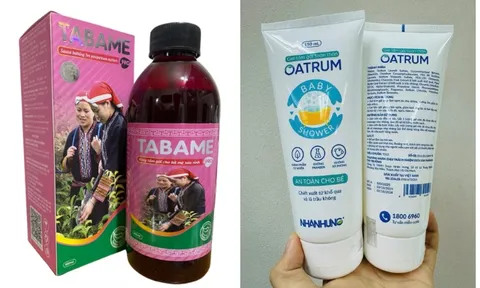 Không đảm bảo chất lượng, hai lô sản phẩm tắm gội Oatrum và Tabame Pro bị thu hồi toàn quốc