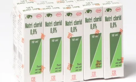Sản xuất thuốc nhỏ mắt Natri clorid 0,9% không đảm bảo chất lượng, Pharmedic bị xử phạt 50 triệu đồng