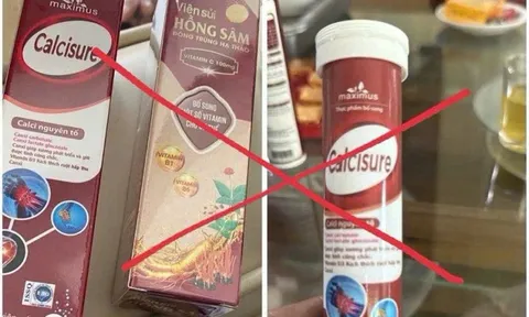 Hà Nội cảnh báo không sử dụng thực phẩm bổ sung Calcisure bị xác định là hàng giả