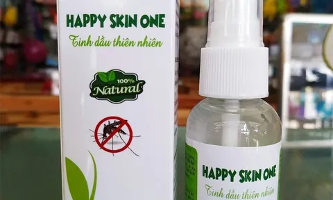 Đình chỉ lưu hành toàn quốc lô 'Tinh dầu thiên nhiên Happy Skin One'