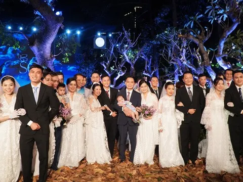 Hôn lễ tập thể của 20 cặp cô dâu chú rể y bác sĩ Bệnh viện Quân y 175