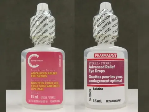 Thu hồi khẩn cấp 2 sản phẩm thuốc nhỏ mắt không đảm bảo tiêu chuẩn chất lượng