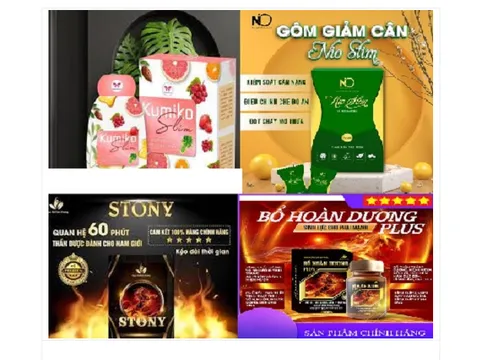 Thu hồi 5 sản phẩm tăng cường sinh lý, giảm béo của Công ty Y dược phẩm Vĩnh Điển