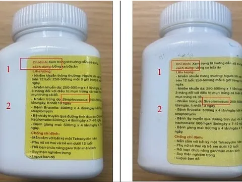 Cảnh báo tình trạng thuốc kháng sinh Tetracyclin bị làm giả