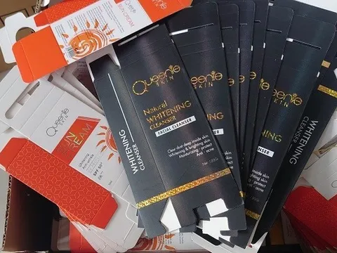 TPHCM: Triệt phá lô hàng mỹ phẩm giả mạo thương hiệu Queenie Skin