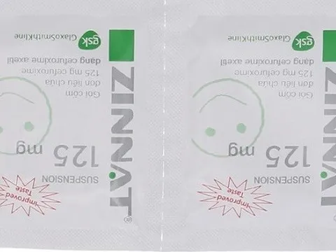 Xử phạt công ty sản xuất sản phẩm Zinnat Suspension 125mg vi phạm chất lượng