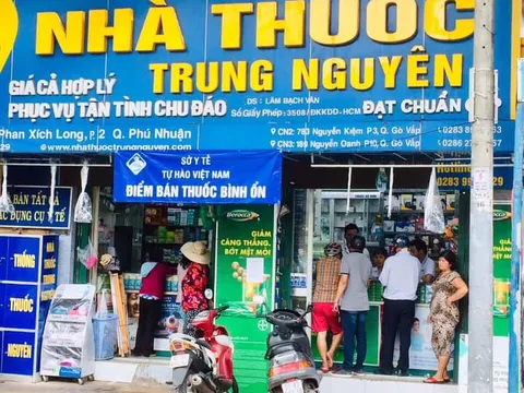 Đình chỉ hoạt động cơ sở của nhà thuốc Trung Nguyên