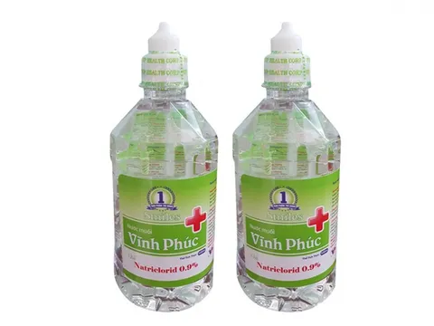 Cảnh báo: Nhiều sản phẩm Nước muối Vĩnh Phúc không đảm bảo chất lượng