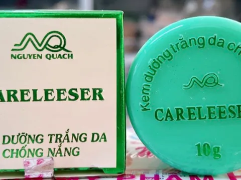Thu hồi toàn quốc kem dưỡng trắng da chống nắng Careleeser kém chất lượng