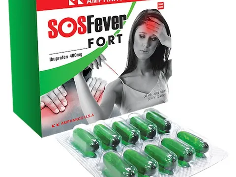 Hà Nội thu hồi thuốc viên nang mềm SOS Fever Fort