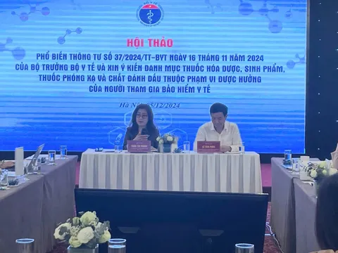 Bộ Y tế tổ chức hội thảo phổ biến Thông tư sổ 37/2024/TT- BYT