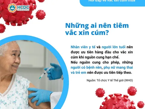 Những điều cần lưu ý về vaccine cúm mùa