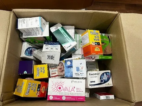 Công an Hà Nội triệt phá ổ nhóm sản xuất, buôn bán 100 tấn thực phẩm chức năng, thiết bị y tế giả