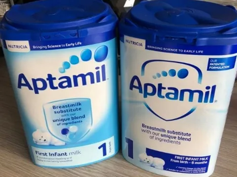 Phát hiện độc tố nguy hiểm, một lô sữa Aptamil 800g bị thu hồi