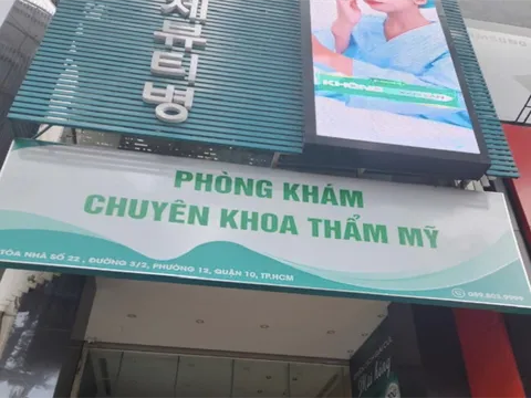 Cơ sở thẩm mỹ không phép dùng chuông báo cháy để tẩu thoát khi kiểm tra