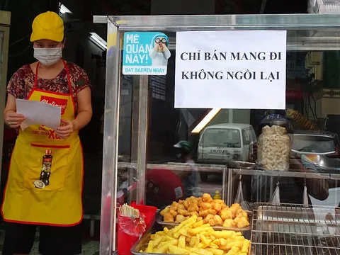 TP HCM cho phép quán ăn mở cửa theo hình thức bán mang đi