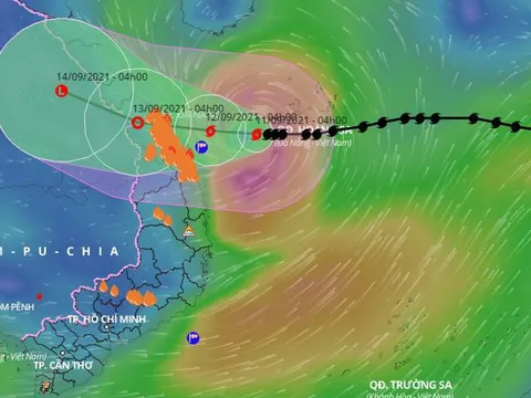 Bão Côn Sơn tiến về Quảng Trị - Quảng Nam, mưa lớn ở miền Trung, Tây Nguyên