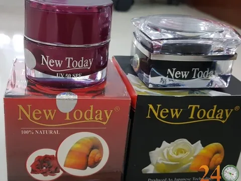 Thu hồi kem dưỡng trắng da nhãn hiệu Newtoday do chứa chất cấm và thủy ngân