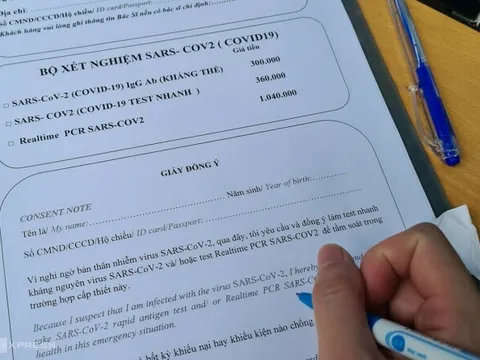 Rộ dịch vụ xét nghiệm kháng thể Covid-19